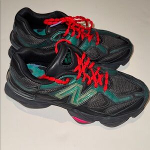 New Balance 9060 Mowalola Black Teal Burglarwear Mens 5